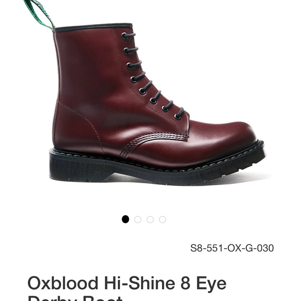 Solovair Oxblood boots “Dr Martens”